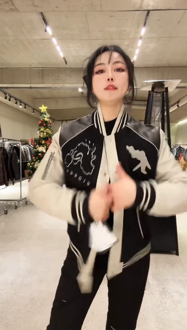 48码（100-125斤）男士真皮夹克