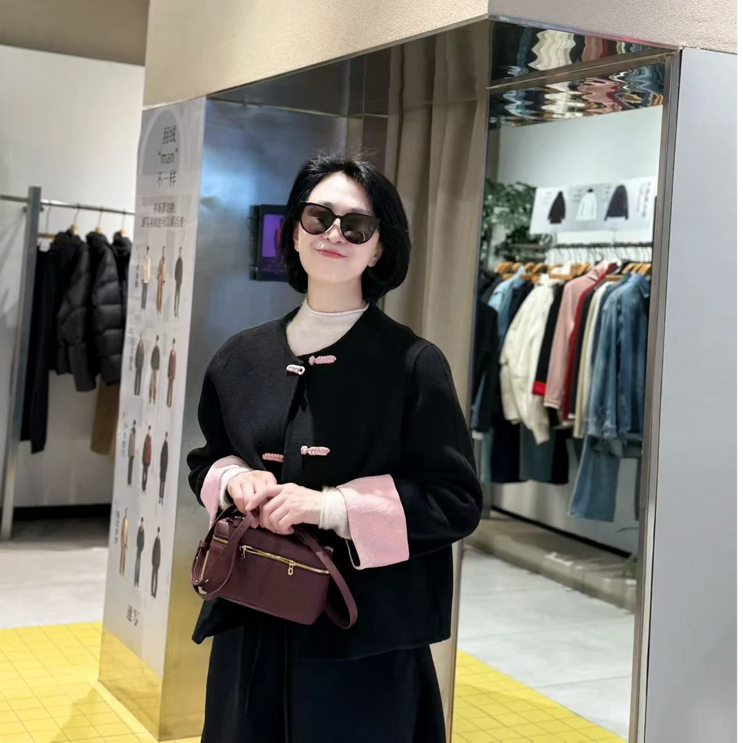 YGC【花絮】国风羊毛双面呢复古通勤外套23228