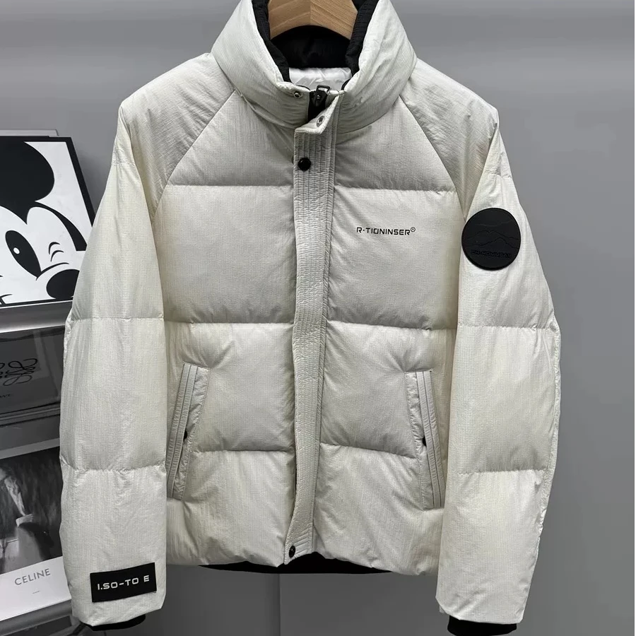 D9926男装冬季加厚立领防风防寒宽松保暖外套