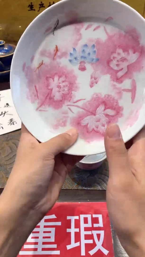 摆件景德镇手工手绘陶瓷