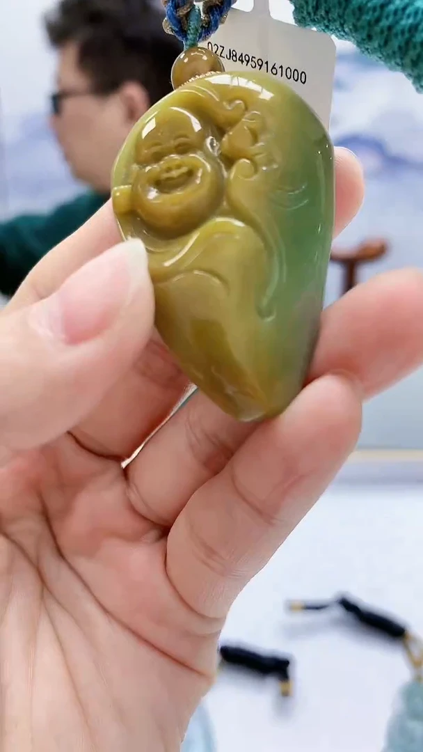 未镶嵌定制翡翠5175lr-毛货挂件43