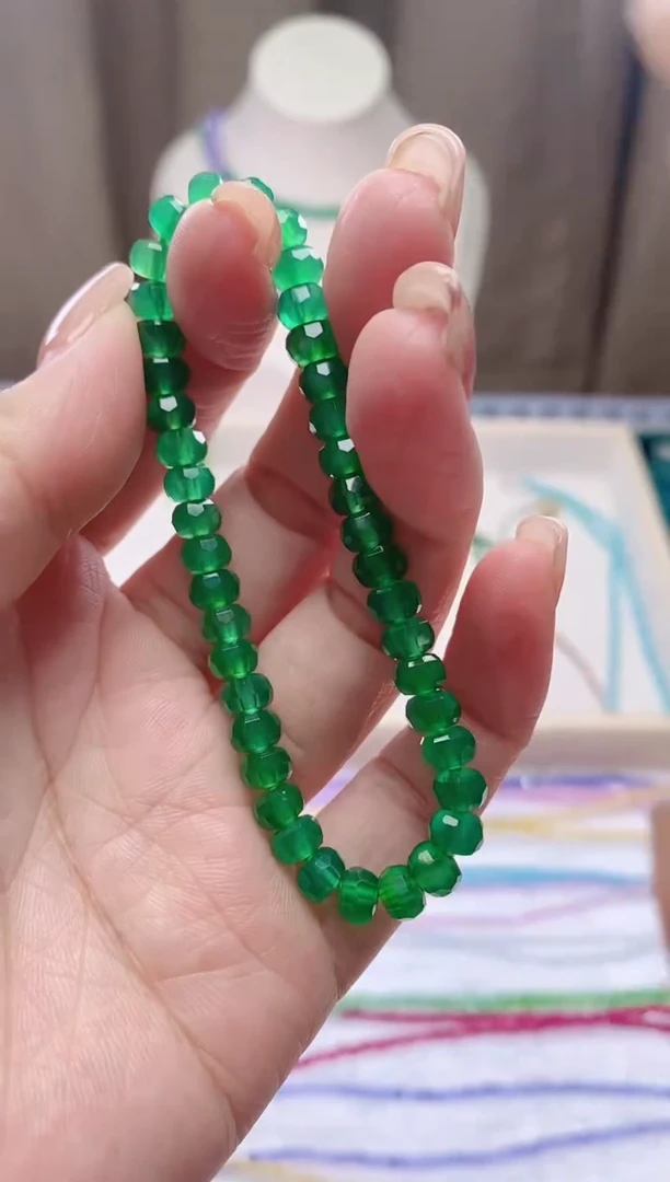 【闪购商品】祖母绿手串未镶嵌诗颜甄选珠宝SYZB40