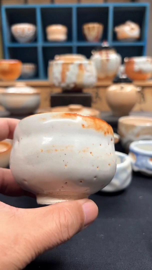 净窑手作柴烧志野