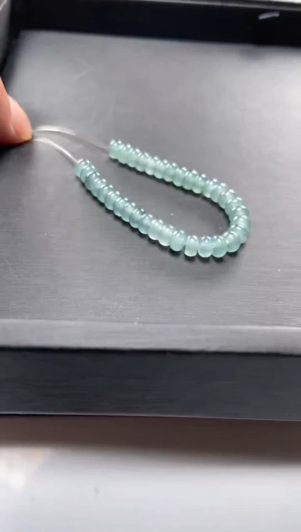 【闪购商品】翡翠手串未镶嵌算盘珠浅色