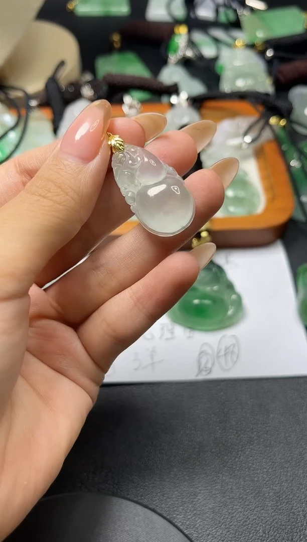 颈饰未镶嵌翡翠所见即所得   一图一物