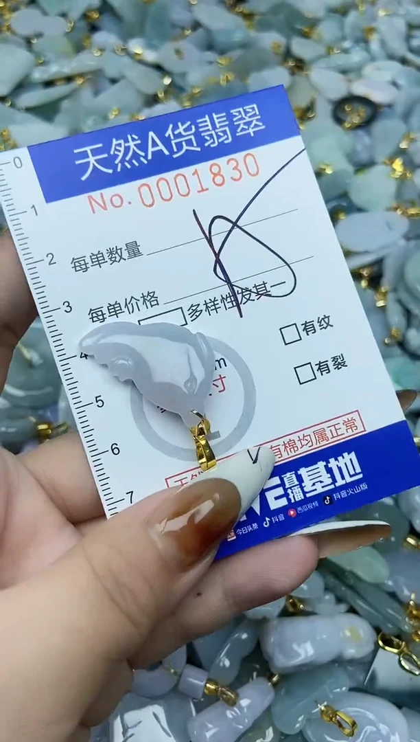 【闪购商品】翡翠颈饰未镶嵌天然A货翡翠