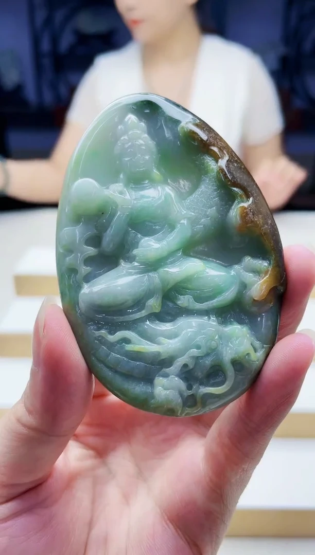 未镶嵌定制翡翠毛货09300176