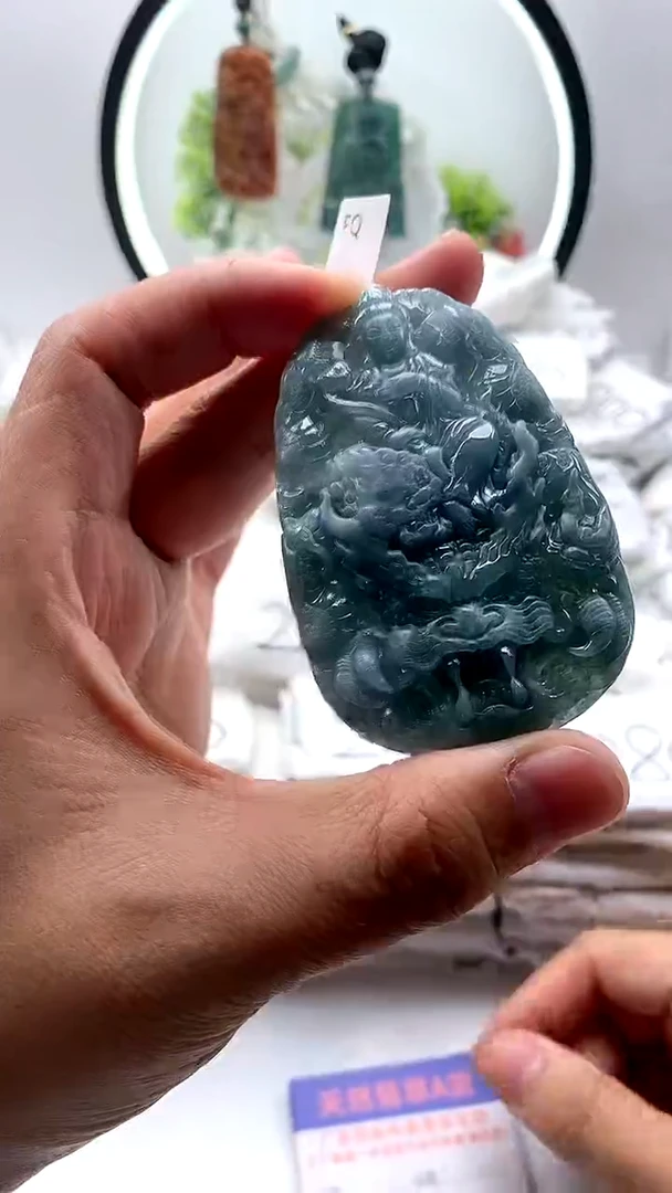 【闪购商品】翡翠颈饰未镶嵌文殊