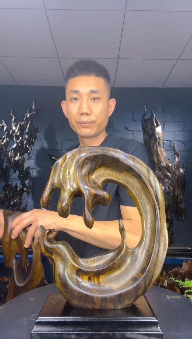 金丝楠阿***喵金丝楠木工艺品摆件