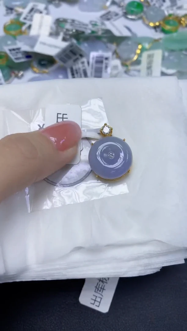 颈饰未镶嵌翡翠天然缅甸翡翠A货多样性发一件