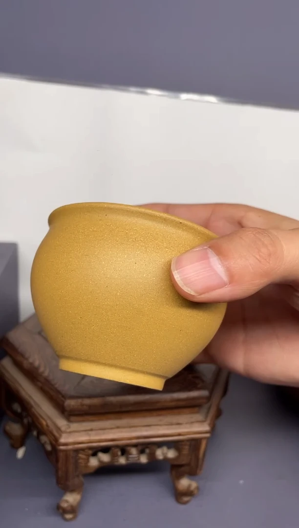 茶壶紫砂黄金段 圆融杯