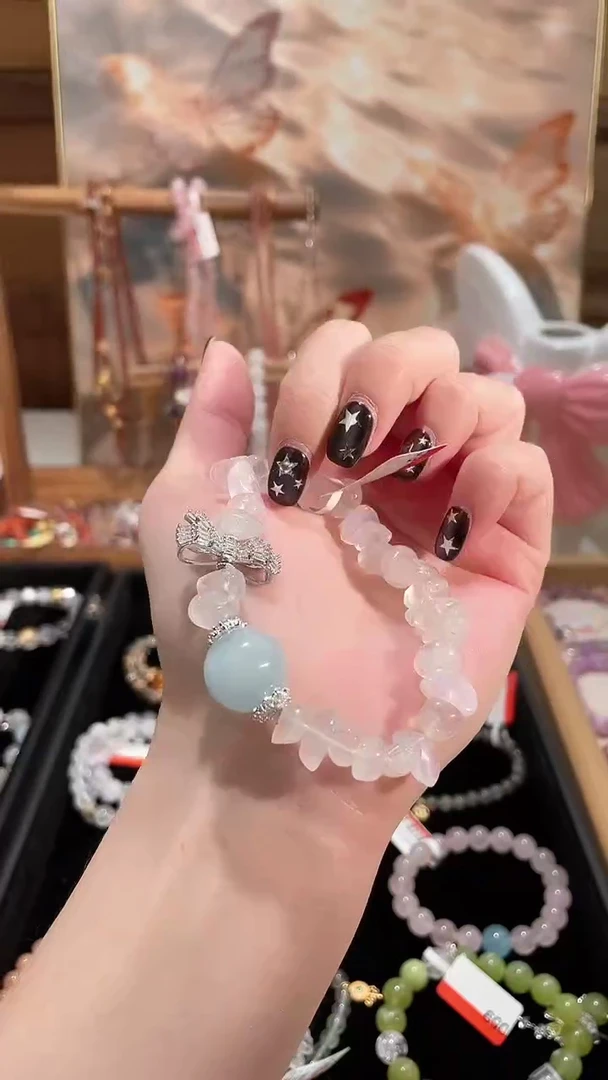 【闪购商品】水晶手串合金桑烟定制063