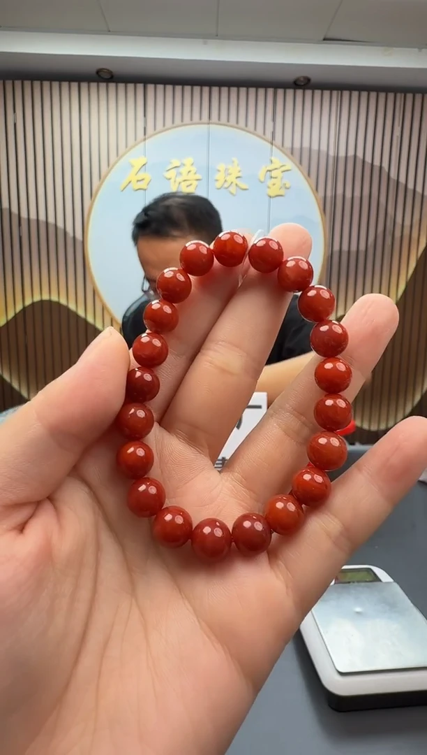 未镶嵌手串南红玛瑙021ZB1208产品一个
