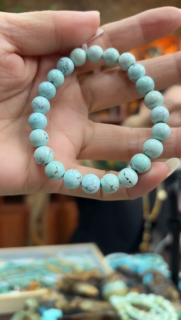 未镶嵌绿松石珠宝奇石手串