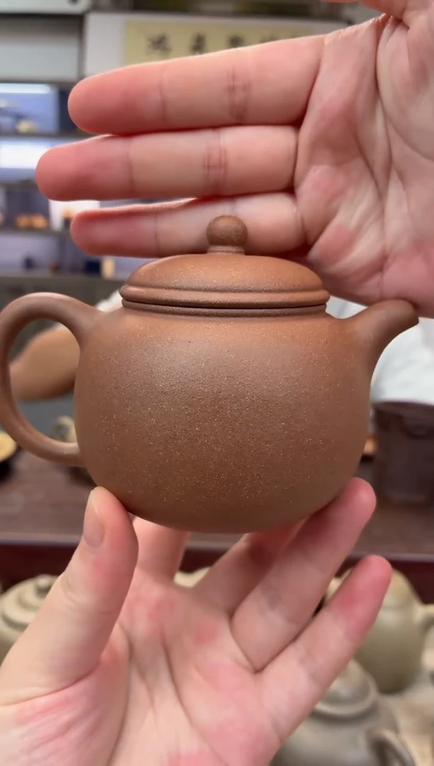 茶壶紫砂老段泥 匏尊