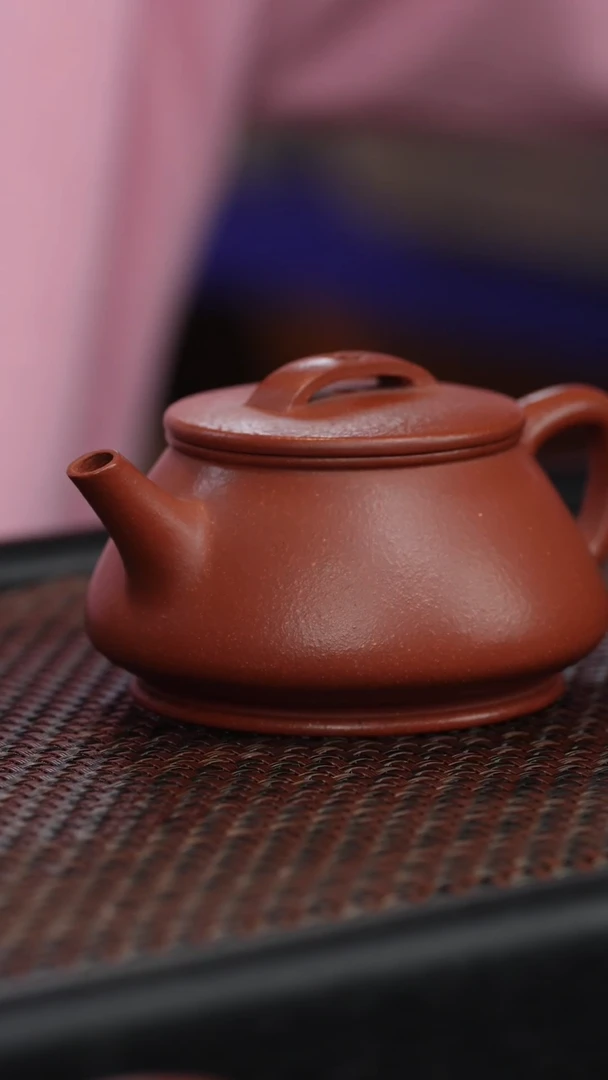 【闪购商品】宜兴紫砂原矿半手红降坡瓦瓢