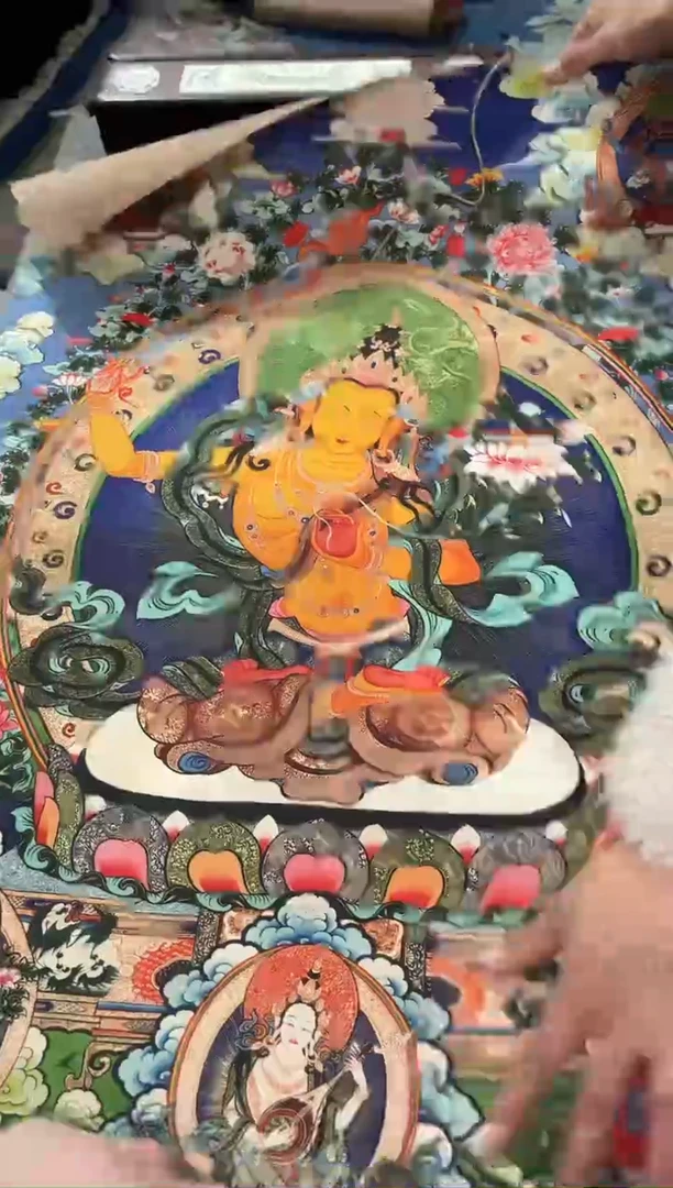 卷轴画卷轴画龙妹的唐卡链接tk16063