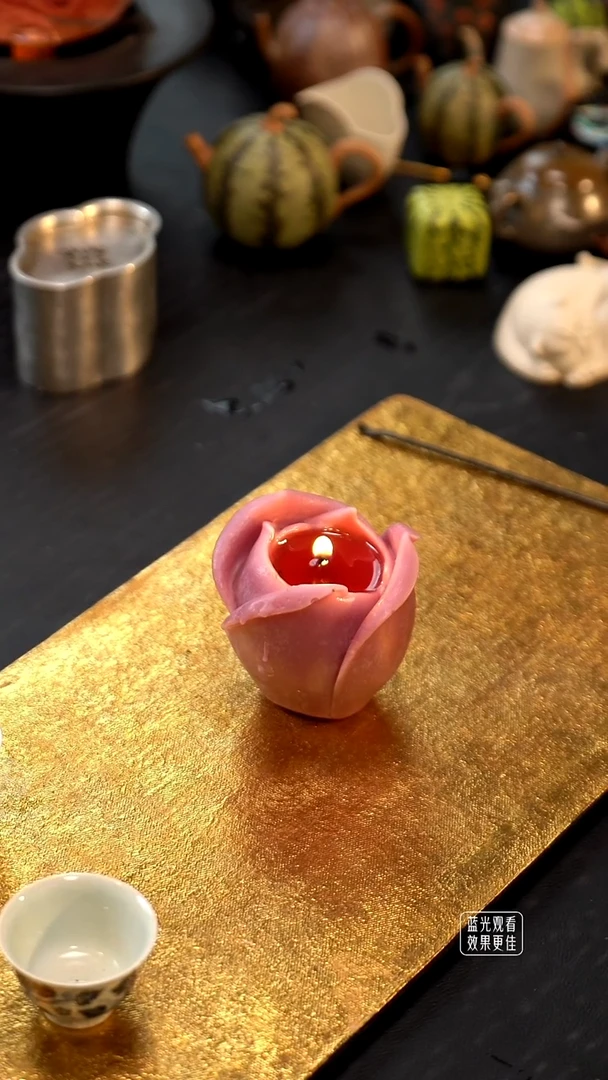 茶杯紫砂紫色木质调小号玫瑰花紫色木质调小号玫瑰花