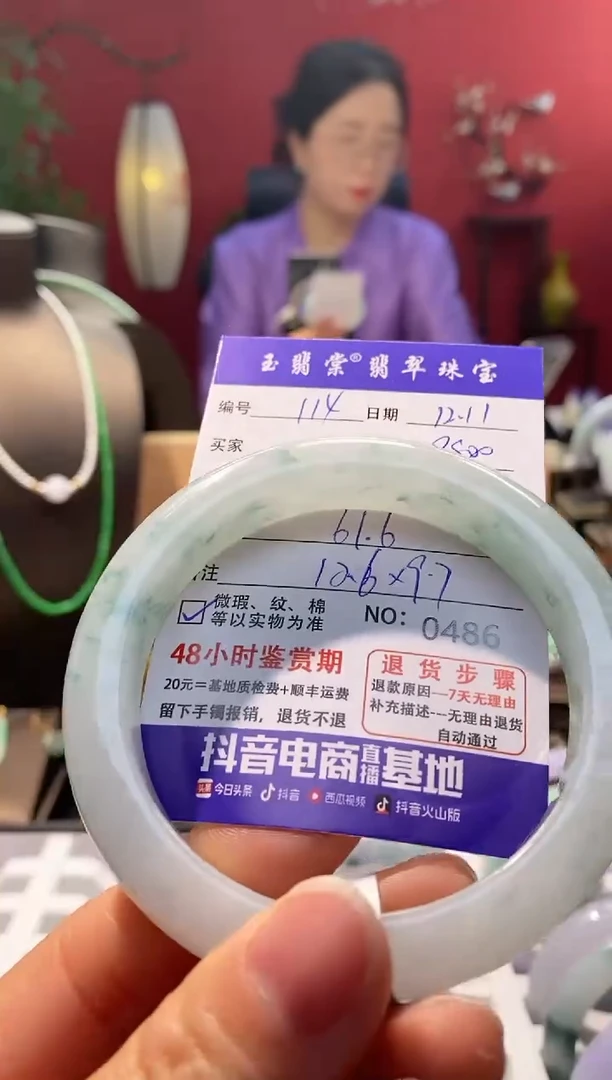 未镶嵌手镯翡翠翡翠114