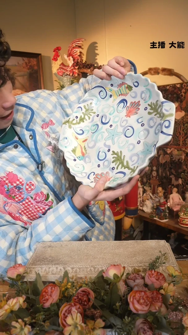 【闪购商品】默认微瑕高端树脂陶瓷摆件W673