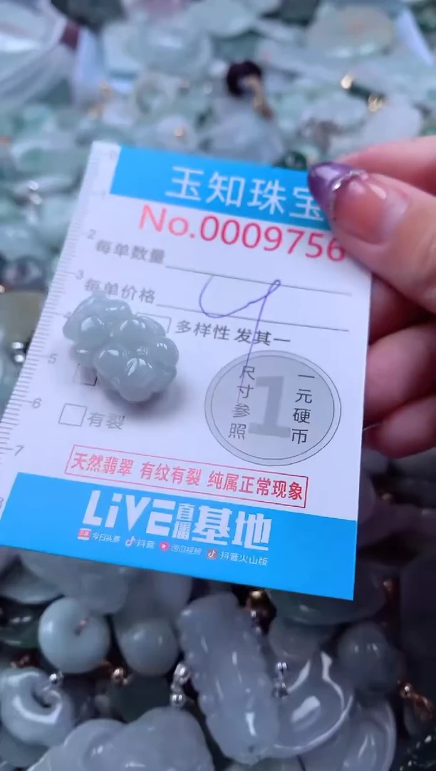 翡翠未镶嵌吊坠(不含链)9756