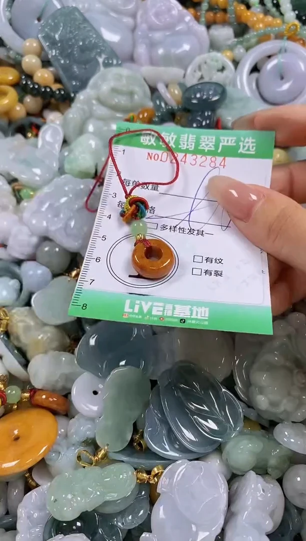 翡翠未镶嵌颈饰闪购0243284多样性发其一