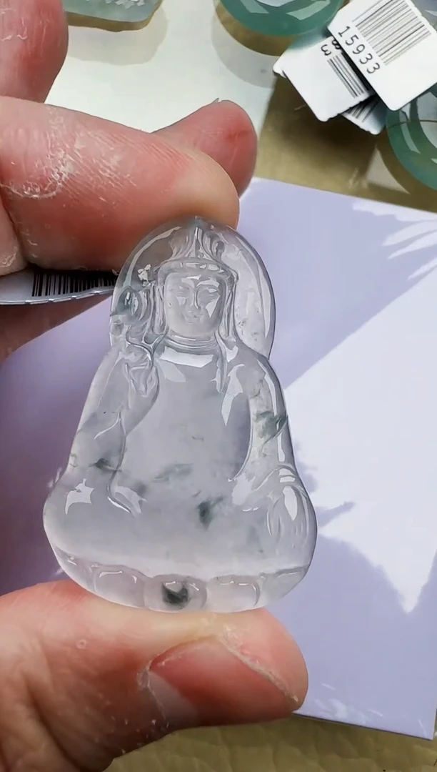 颈饰未镶嵌翡翠缅甸翡翠a货1