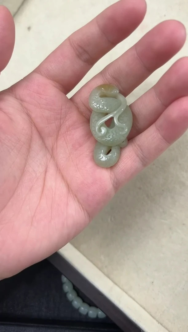 吊坠(不含链)未镶嵌和田玉蛇-591979