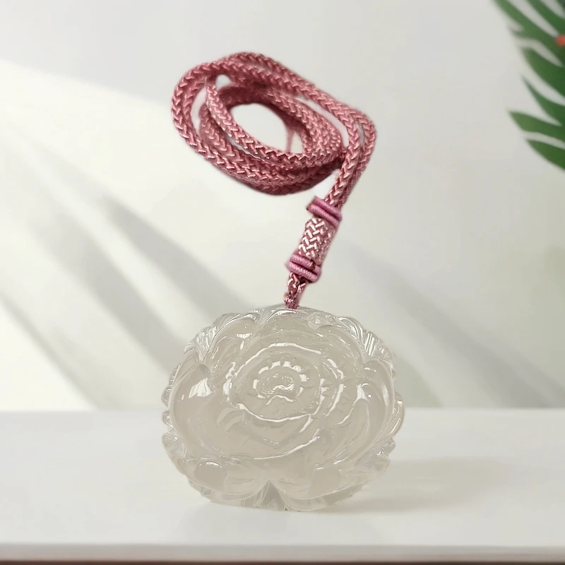 娅萍s007长生花吊坠