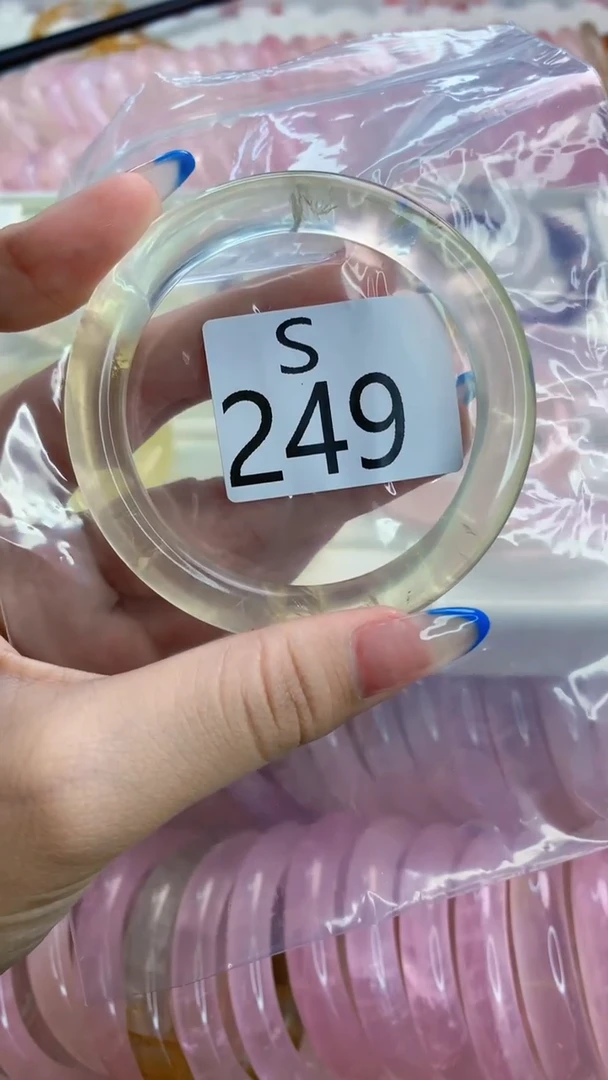 水晶手镯S未镶嵌水晶249-56