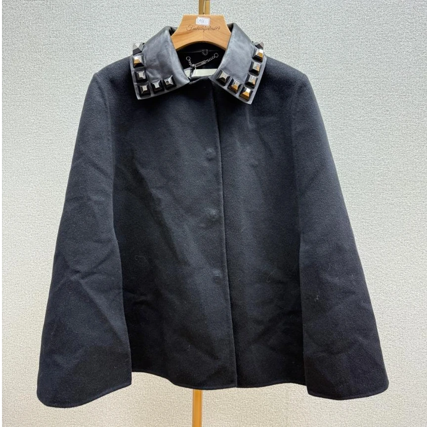 99新 FENDI/芬迪 黑色羊毛大衣 38 15347306