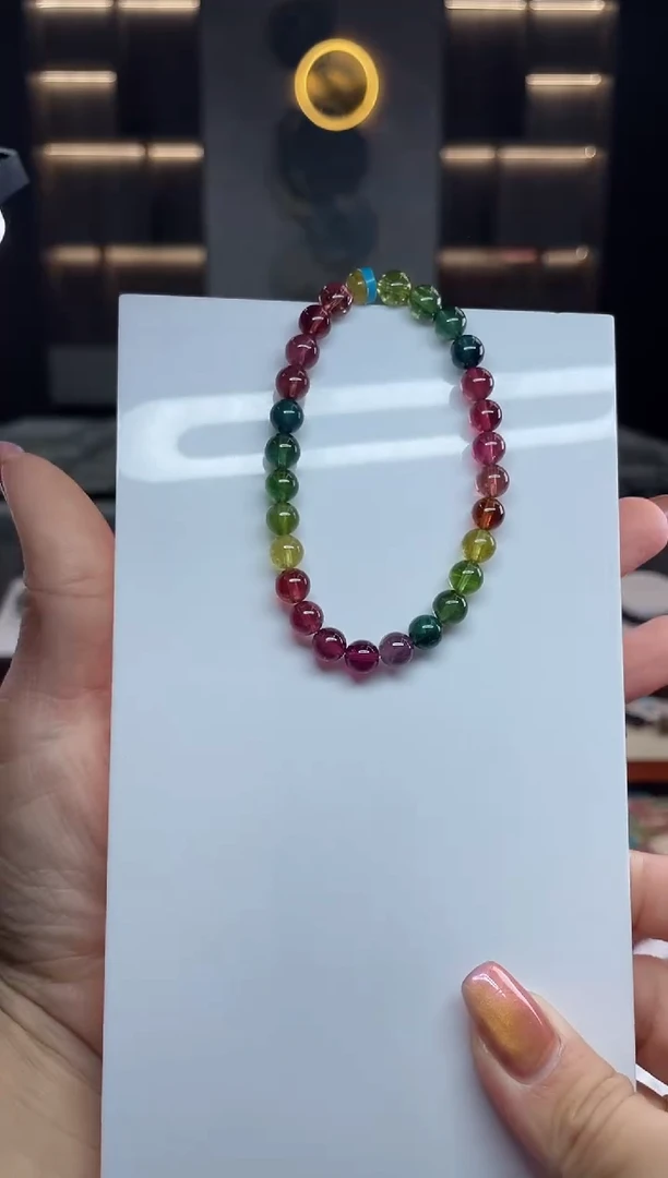 单圈手串未镶嵌碧玺（多样性发一条）T