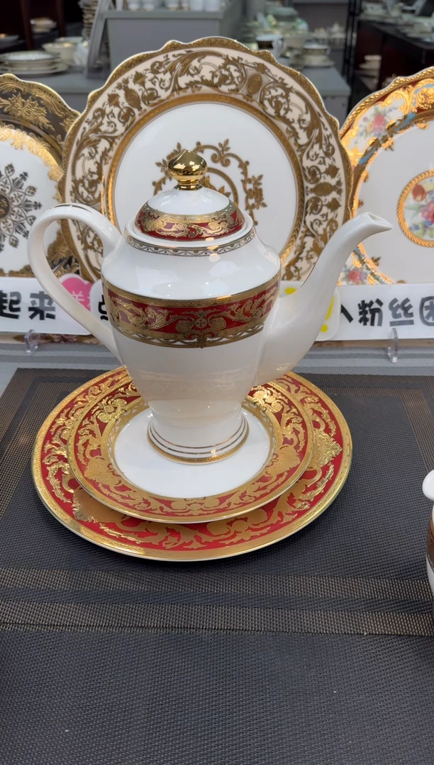 【闪购商品】瓷片糖奶壶汁斗【各两个】
