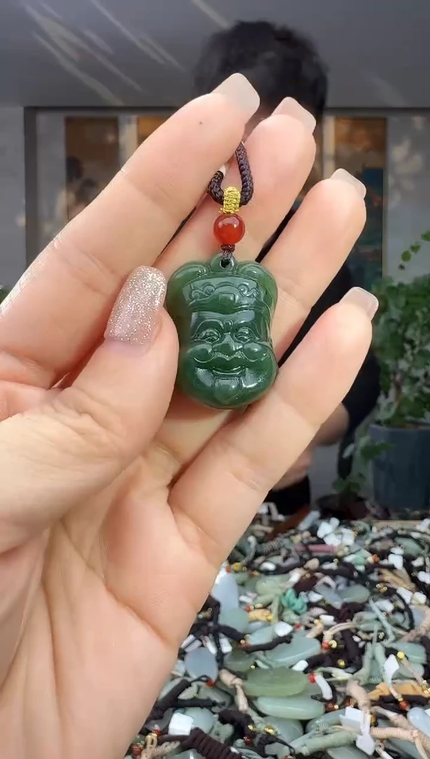 颈饰未镶嵌和田玉拍一发一多样性发货
