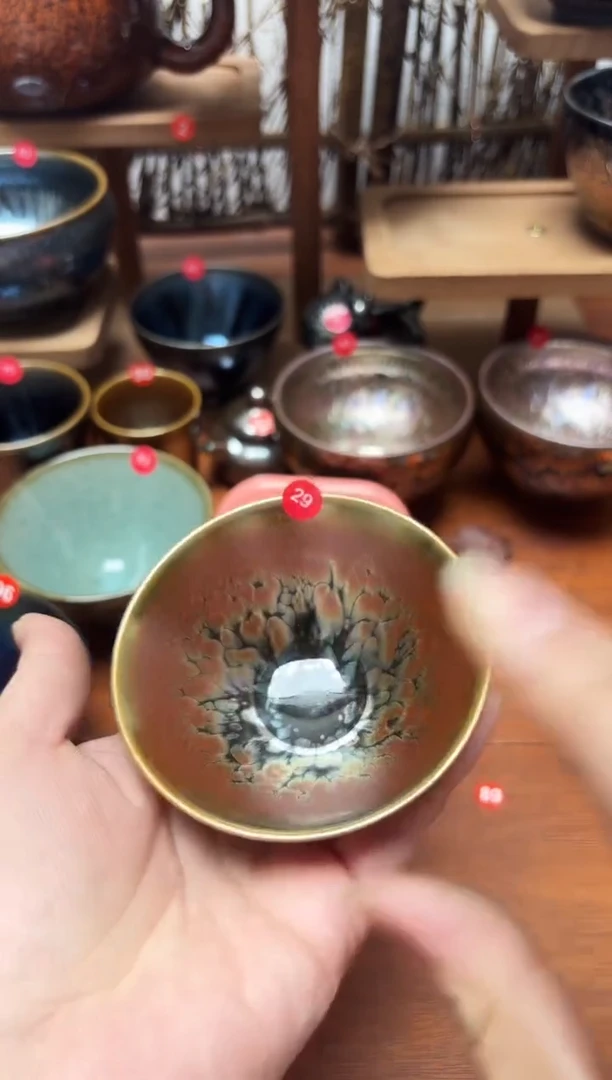茶盏一***货29号建盏工匠茶器
