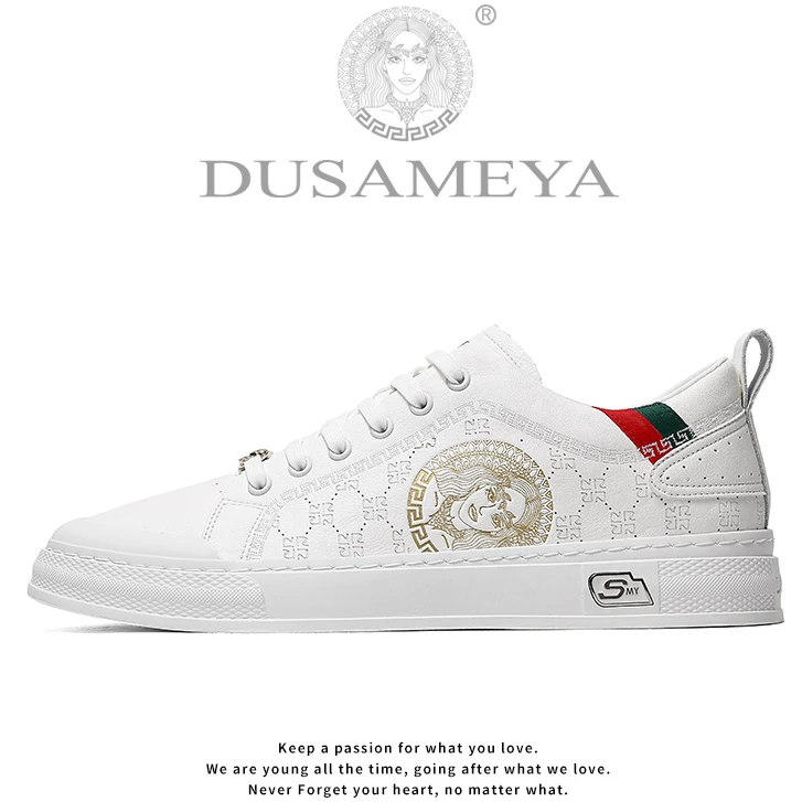 DUSAMEYA/杜莎米娅奢品男鞋子男款2025新款轻奢潮鞋休闲夏季板鞋