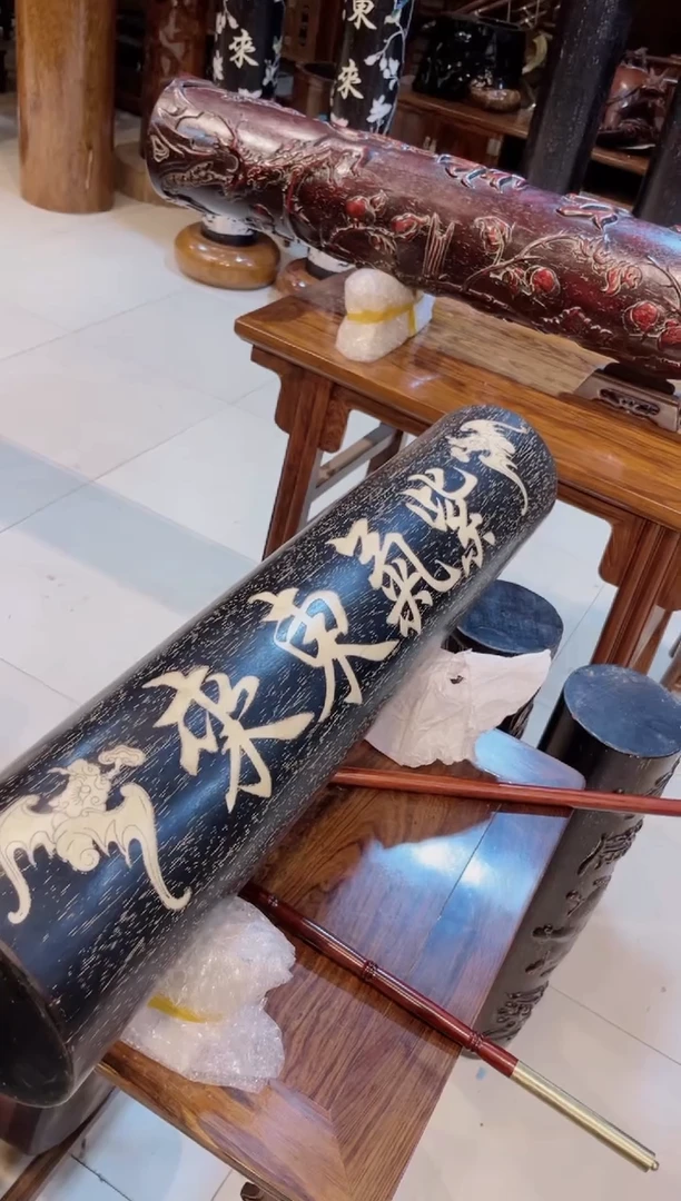 木圣*珍藏老货...紫檀...横财摆件