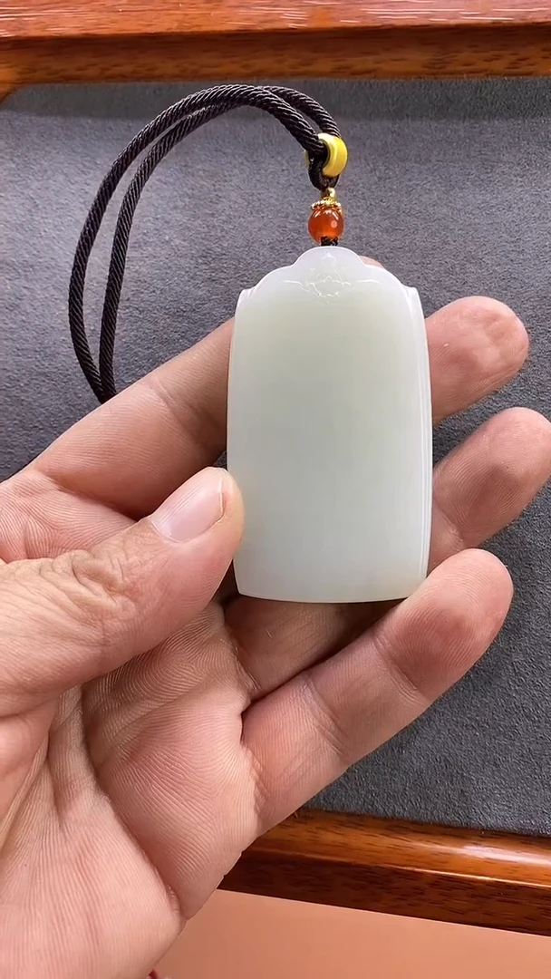 【闪购商品】和田玉吊坠(不含链)未镶嵌精品和田玉平安牌