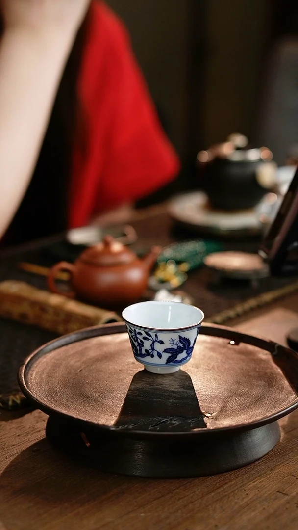 初****7包铜三多青花杯....