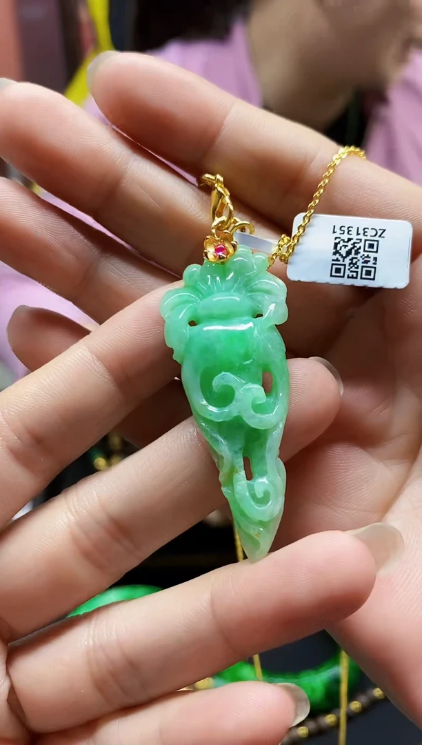 颈饰未镶嵌翡翠翡翠吊坠