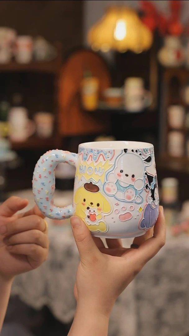 摆件景德镇釉下彩绘设计师款式陶瓷