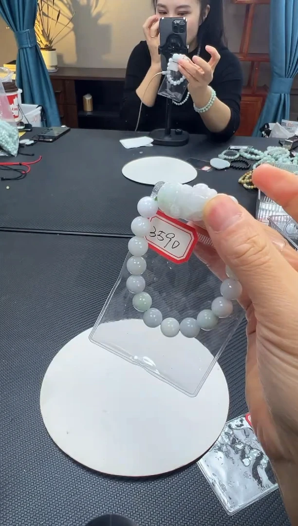 未镶嵌手串翡翠手串3590