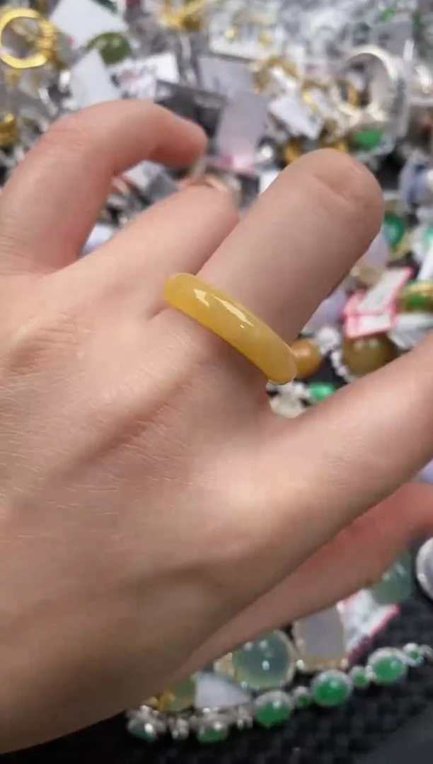 未镶嵌戒指翡翠随机发