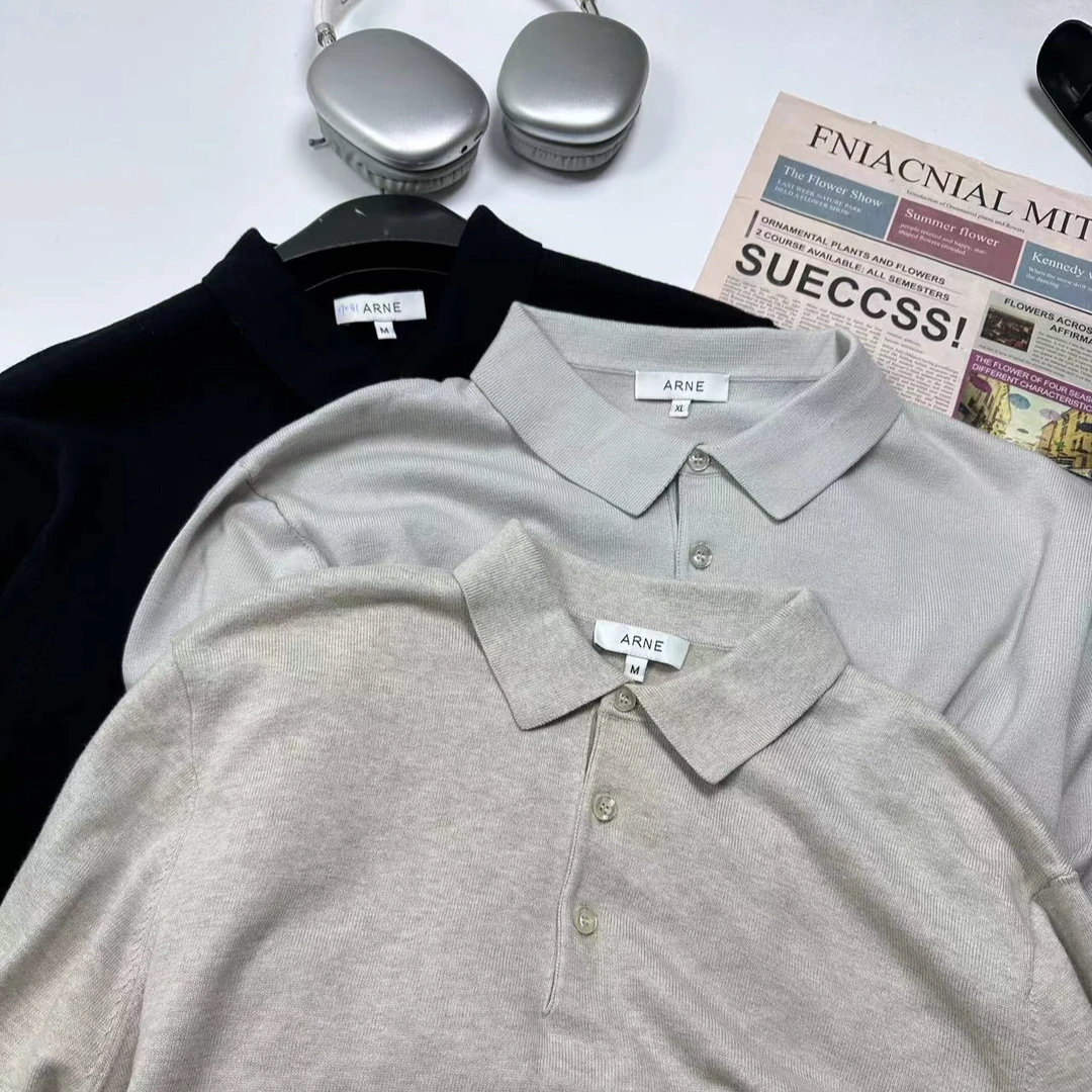 美式休闲洋气半开领针织衫纯色宽松长袖打底衫（C8-10）17041