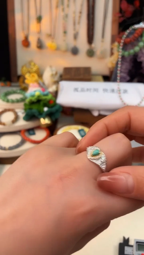 未镶嵌绿松石戒指/指环@@I021L019996