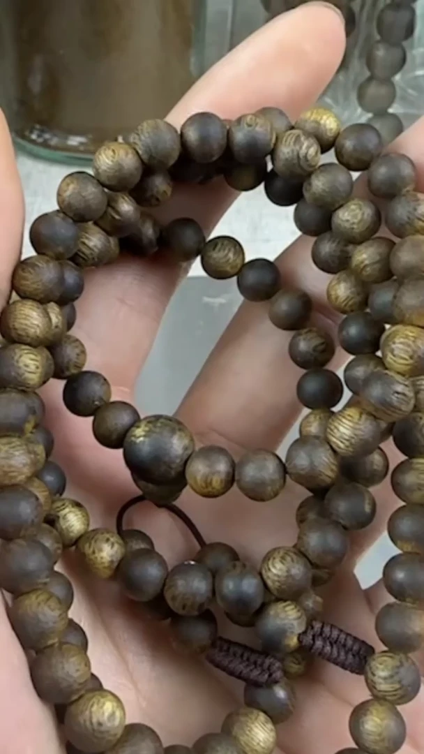 【闪购商品】沉香手串海南种植绿棋06多圈16