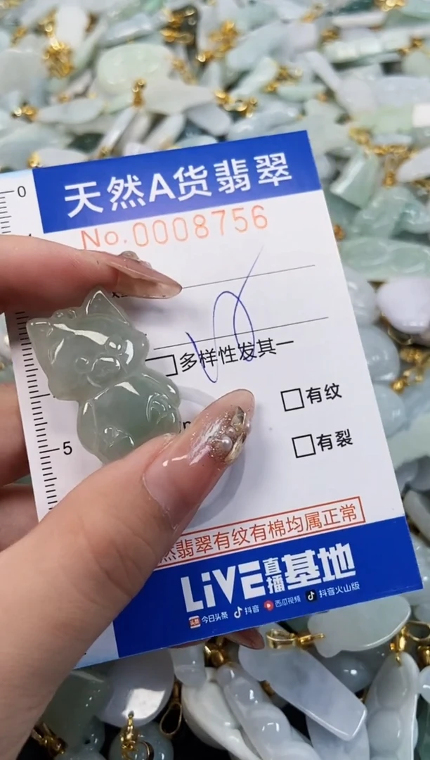 翡翠未镶嵌颈饰天然A货翡翠