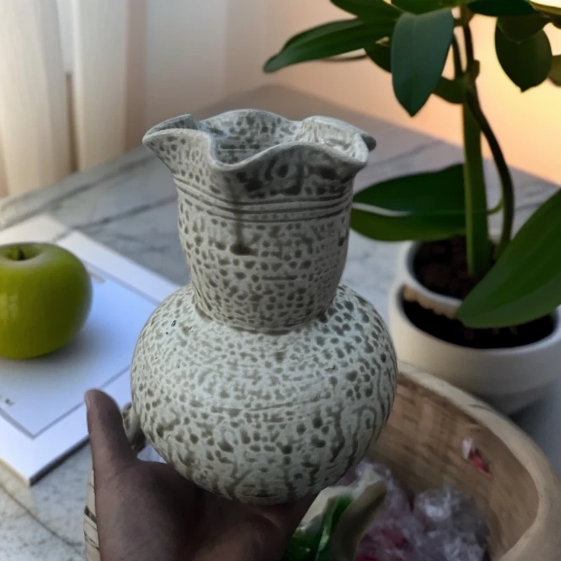 摆件花瓶家居客厅方几装饰手工复古陶瓷老物件创意