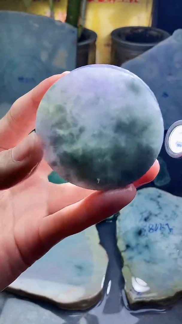 未镶嵌挂件翡翠小雨260