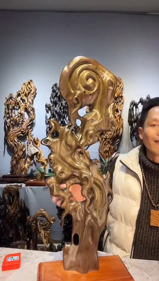 【闪购商品】金丝楠金丝楠小叶桢楠随行摆件24